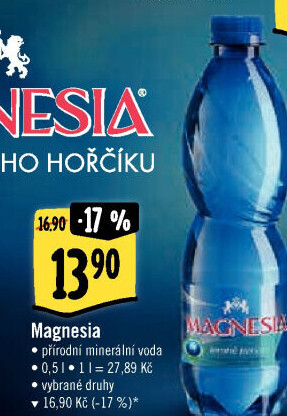 Přírodní voda Magnesia