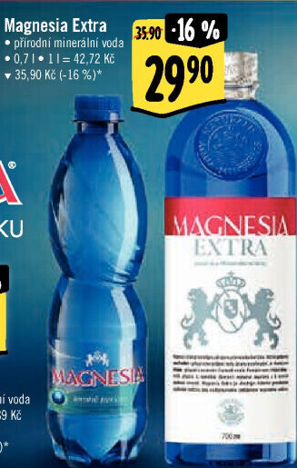 Přírodní voda Magnesia Extra