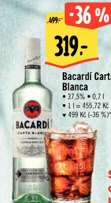 Rum Carta Blanca Bacardi