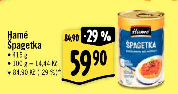 Špagetka Hamé