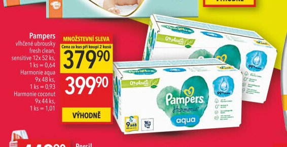 Pampers vlhčené ubrousky