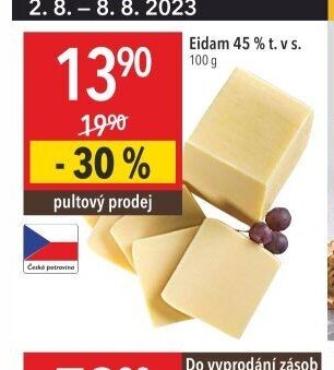 Eidam 45% t. v s.