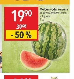 Meloun vodní červený