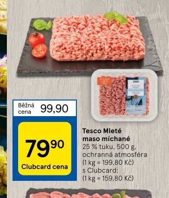 Tesco Mleté maso míchané