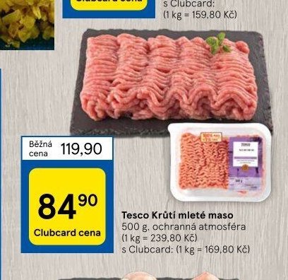 Tesco Krůtí mleté maso