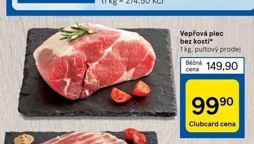 Vepřová plec bez kosti