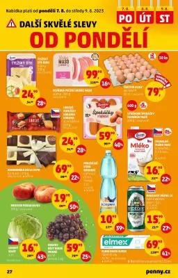 akční leták Penny Market 3.8.2023-9.8.2023