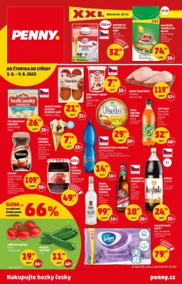 akční leták Penny Market 3.8.2023-9.8.2023