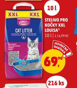 Stelivo pro kočky XXL Louisa 10 l