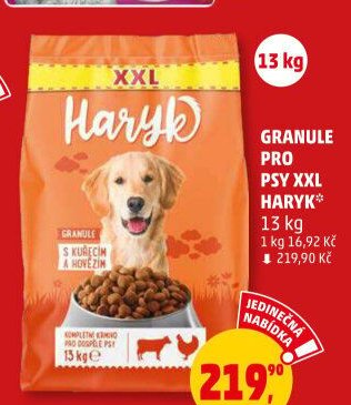 Granule pro psy XXL Haryk 13 kg