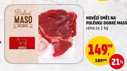 Hovězí polévková směs Dobré maso