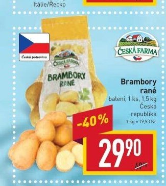 Brambory rané