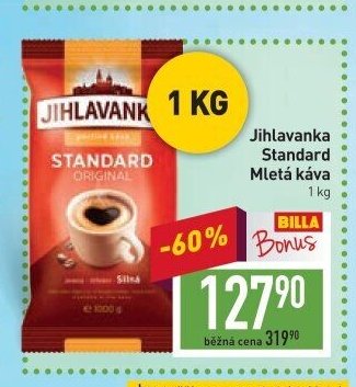 Jihlavanka Standard Mletá káva