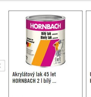 Akrylátový lak 45 let HORNBACH 2 l bílý - Hornbach akcniletaky.com