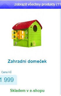 Zahradní domeček