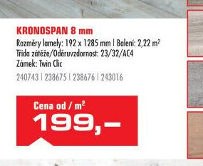 Kronospan 8 mm - UNI HOBBY akcniletaky.com