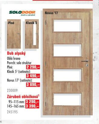 Solodoor Dub alpský - UNI HOBBY akcniletaky.com