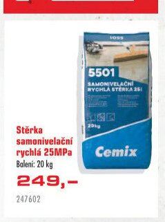Stěrka samonivelační rychlá 25MPa - UNI HOBBY akcniletaky.com