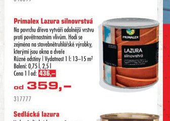 Primalex Lazura silnovrstvá - UNI HOBBY akcniletaky.com