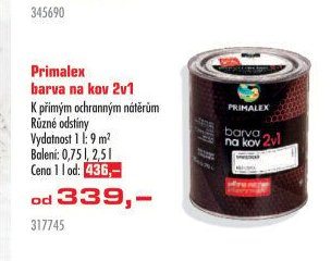 Primalex barva na kov 2v1 - UNI HOBBY akcniletaky.com