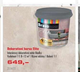 Dekorativní barva Elite - UNI HOBBY akcniletaky.com
