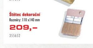Štětec dekorační - UNI HOBBY akcniletaky.com