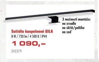 Svítidlo koupelnové GILA - UNI HOBBY akcniletaky.com