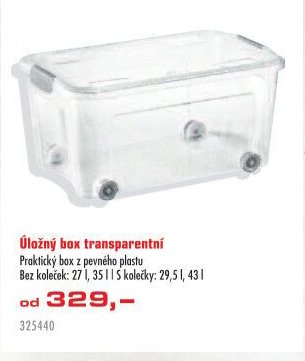 Úložný box transparentní - UNI HOBBY akcniletaky.com