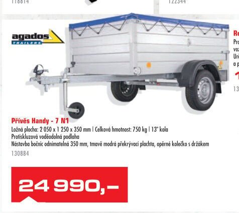 Přívěs Handy - 7 N1 - UNI HOBBY akcniletaky.com