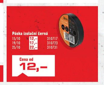 Páska izolační černá - UNI HOBBY akcniletaky.com