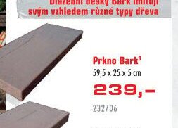 Prkno Bark 59,5 x 25 x 5 cm - UNI HOBBY akcniletaky.com