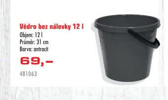 Vědro na nálevky 12 l - UNI HOBBY akcniletaky.com