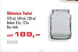 Sklenice Twist - UNI HOBBY akcniletaky.com
