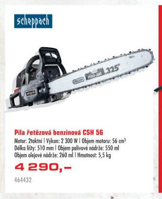 Pila řetězová benzinová CSH 56 - UNI HOBBY akcniletaky.com