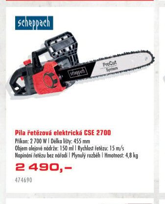 Pila řetězová elektrická CSE 2700 - UNI HOBBY akcniletaky.com