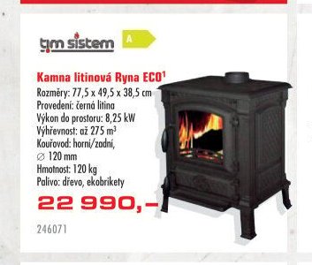 Kamna litinová Ryna ECO - UNI HOBBY akcniletaky.com