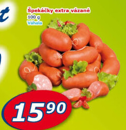 Špekáčky extra vázané Váhala