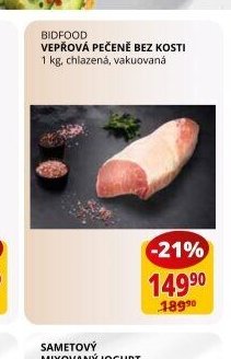 Bidfood vepřová pečeně bez kosti