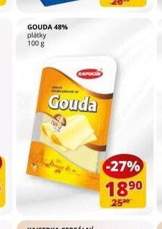 Gouda 48% plátky