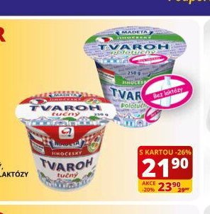 JČ TVAROH TUČNÝ, POLOTUČNÝ BEZ LAKTÓZY