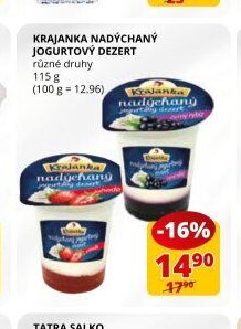 KRAJANKA NADÝCHANÝ JOGURTOVÝ DEZERT