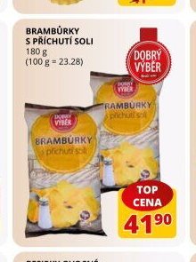 Brambůrky s příchutí soli