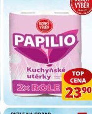 Papilio kuchyňské utěrky 2 role
