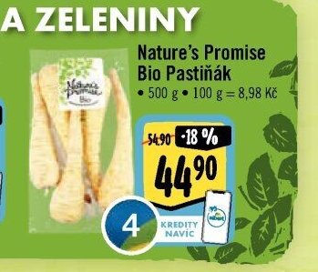 Nature's Promise Bio Pastiňák