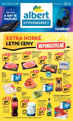 akční leták Albert 9.8.2023-15.8.2023