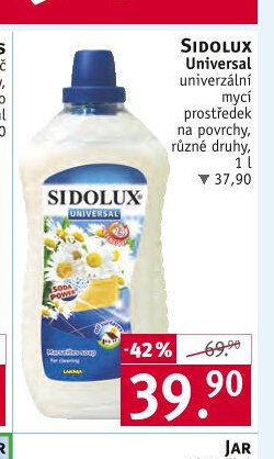 Sidolux Universal univerzální mycí prostředek