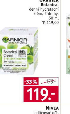 Krém pleťový hydratační Botanical Garnier