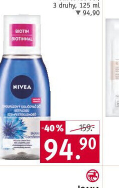 Odličovače očí Nivea