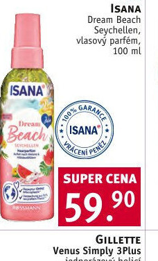 Parfém na vlasy Isana