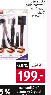 Sada na úpravu obočí Kiss